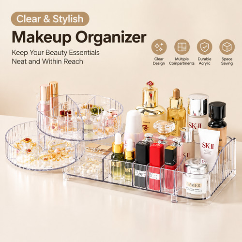 Large makeup storage - makeup, organiser