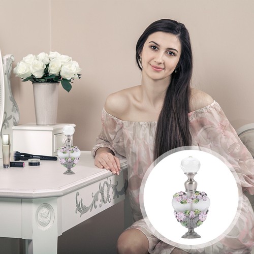 Vintage glass perfume - vintage,