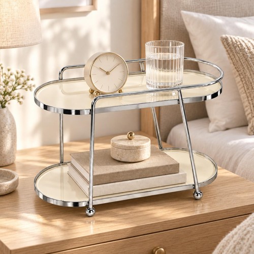 Tier white perfume - perfume, organizer