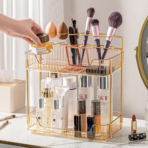Tier cosmetic makeup holder - cosmetic,