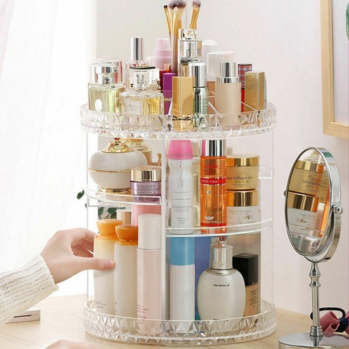 360 rotating makeup organiser - rotating,